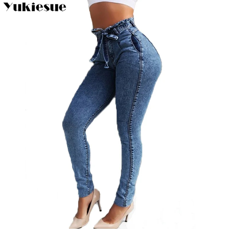 Ripped Jeans Women Pants Cool Denim Vintage Jeans For Girl High Waist Casual Pants Female Slim Jeans woman