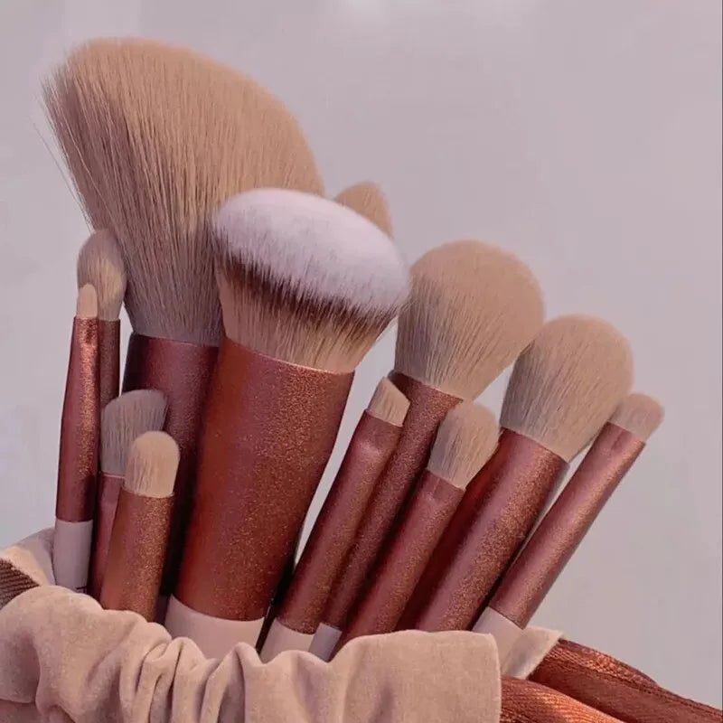 13 PCS Makeup Brushes Set.